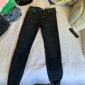Zara high rise black jeans. Brand new.